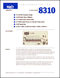 Click here to download TGA8310 Datasheet