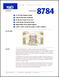 Click here to download TGL8784 Datasheet