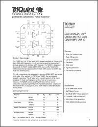 Click here to download TQ3M31 Datasheet