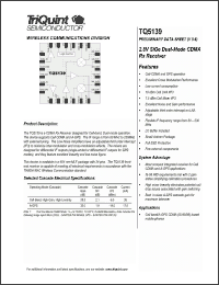 Click here to download TQ5139 Datasheet