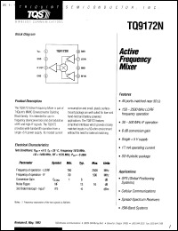 Click here to download TQ9172NR Datasheet