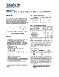 Click here to download AGR26125E Datasheet