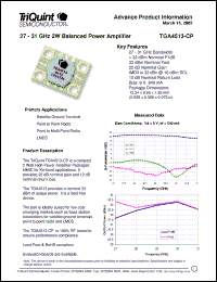 Click here to download TGA4513-CP Datasheet