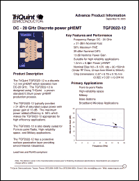 Click here to download TGF2022-12 Datasheet