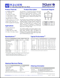 Click here to download WJA1030 Datasheet