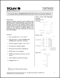 Click here to download TQM7M4022 Datasheet