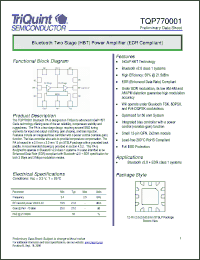 Click here to download TQP770001 Datasheet