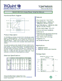 Click here to download TQM7M5005 Datasheet