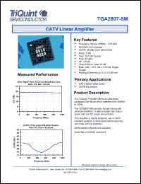 Click here to download TGA2807-SM Datasheet