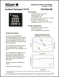 Click here to download TGA4509-SM Datasheet