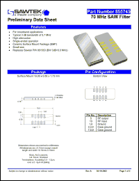 Click here to download 855745 Datasheet