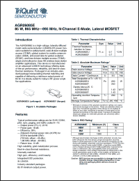 Click here to download AGR09085E Datasheet
