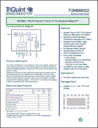 Click here to download TQM666022 Datasheet