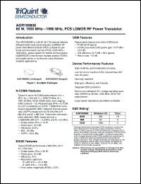 Click here to download AGR19060EF Datasheet