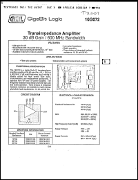 Click here to download 16G072-10X Datasheet