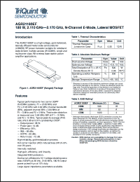 Click here to download AGR21180EF Datasheet