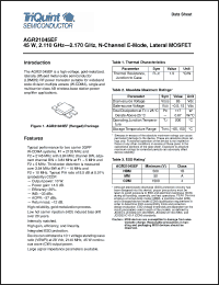 Click here to download AGR21045EF Datasheet