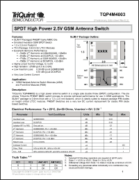 Click here to download TQP4M4003 Datasheet