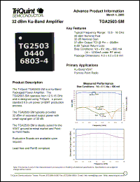 Click here to download TGA2503-SM Datasheet