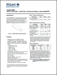 Click here to download AGR26180EF Datasheet