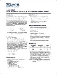 Click here to download AGR19090EF Datasheet