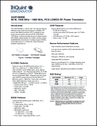 Click here to download AGR19090EU Datasheet