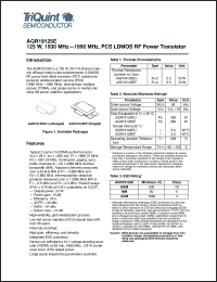 Click here to download AGR19125E Datasheet