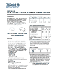 Click here to download AGR19125EU Datasheet