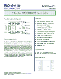 Click here to download TQM6M4002 Datasheet