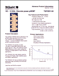 Click here to download TGF2021-04 Datasheet