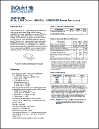 Click here to download AGR18045E Datasheet