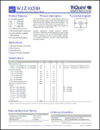 Click here to download WJZ1020H-PCB Datasheet