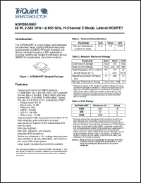 Click here to download AGR26045EF Datasheet