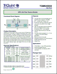 Click here to download TQM640002TR Datasheet