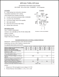 Click here to download ER1000 Datasheet