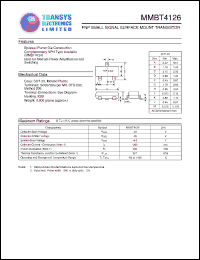 Click here to download MMBT4126 Datasheet