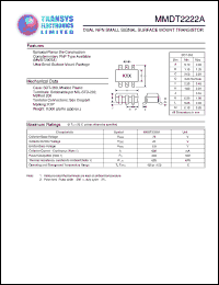 Click here to download MMDT2222A Datasheet