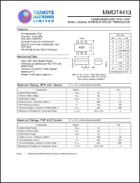 Click here to download MMDT4413 Datasheet