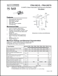 Click here to download FRA1001G Datasheet