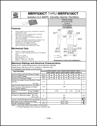 Click here to download MBRF830CT Datasheet