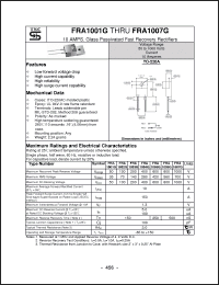 Click here to download FRA1007G Datasheet