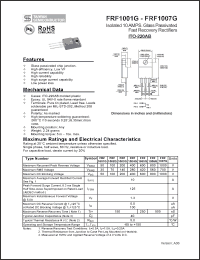 Click here to download FRF1007G Datasheet