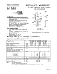 Click here to download MBR2050PT Datasheet