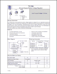 Click here to download TS1084CM-2.5 Datasheet