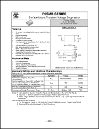 Click here to download P6SMB100C Datasheet