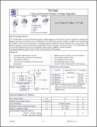Click here to download TS1086CP50 Datasheet