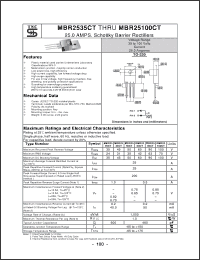 Click here to download MBR25100CT Datasheet