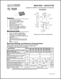Click here to download SRAF830 Datasheet