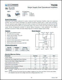 Click here to download TS358CSRL Datasheet