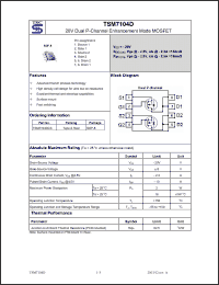 Click here to download TSM7104D Datasheet